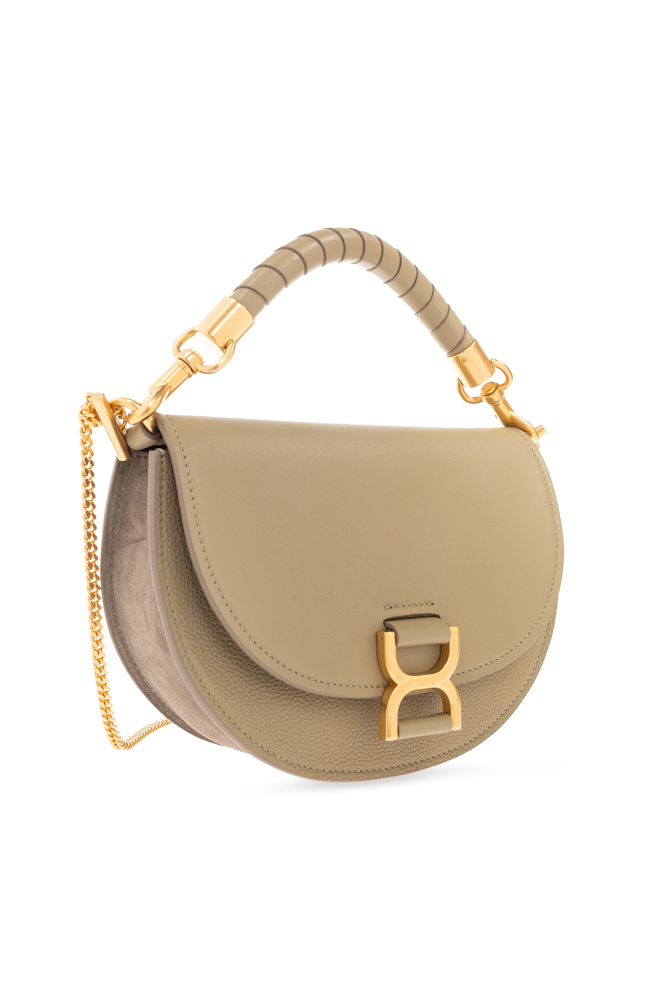 Pre-Loved Chloe June Bow Flap Shoulder Bag